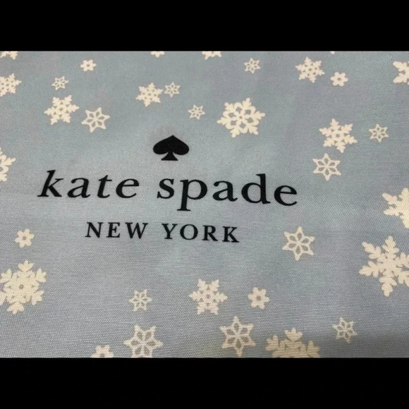 Kate Spade Large Snowflake Tote Light Sky Blue NWT - Picture 4 of 4